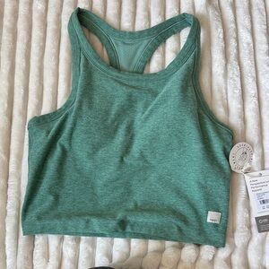 Vuori Elevation Racerback Tank Creek Heather
